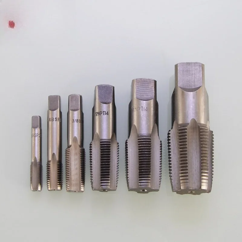 NPT 1/2 & 3/4 Water Pipe Tap, Pipe Thread Repair Tool, Faucet Broken Extractor, High Hardness Thread Chaser forValve Plumbing