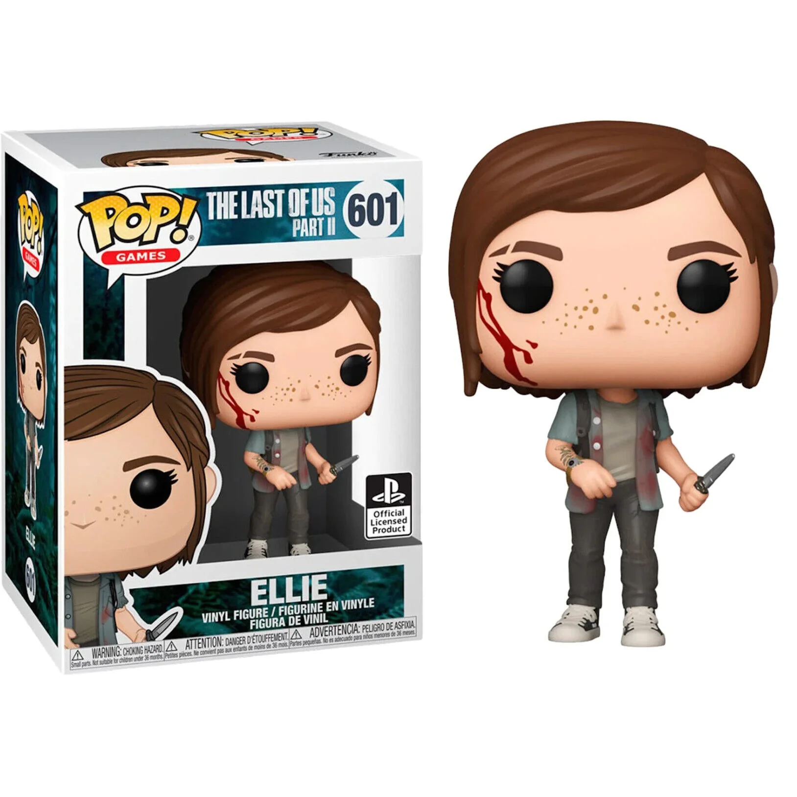 Funko Pop Games The Last of Us  Ellie 601#  Vinyl Action Figure Toys Gifts Collection Dolls