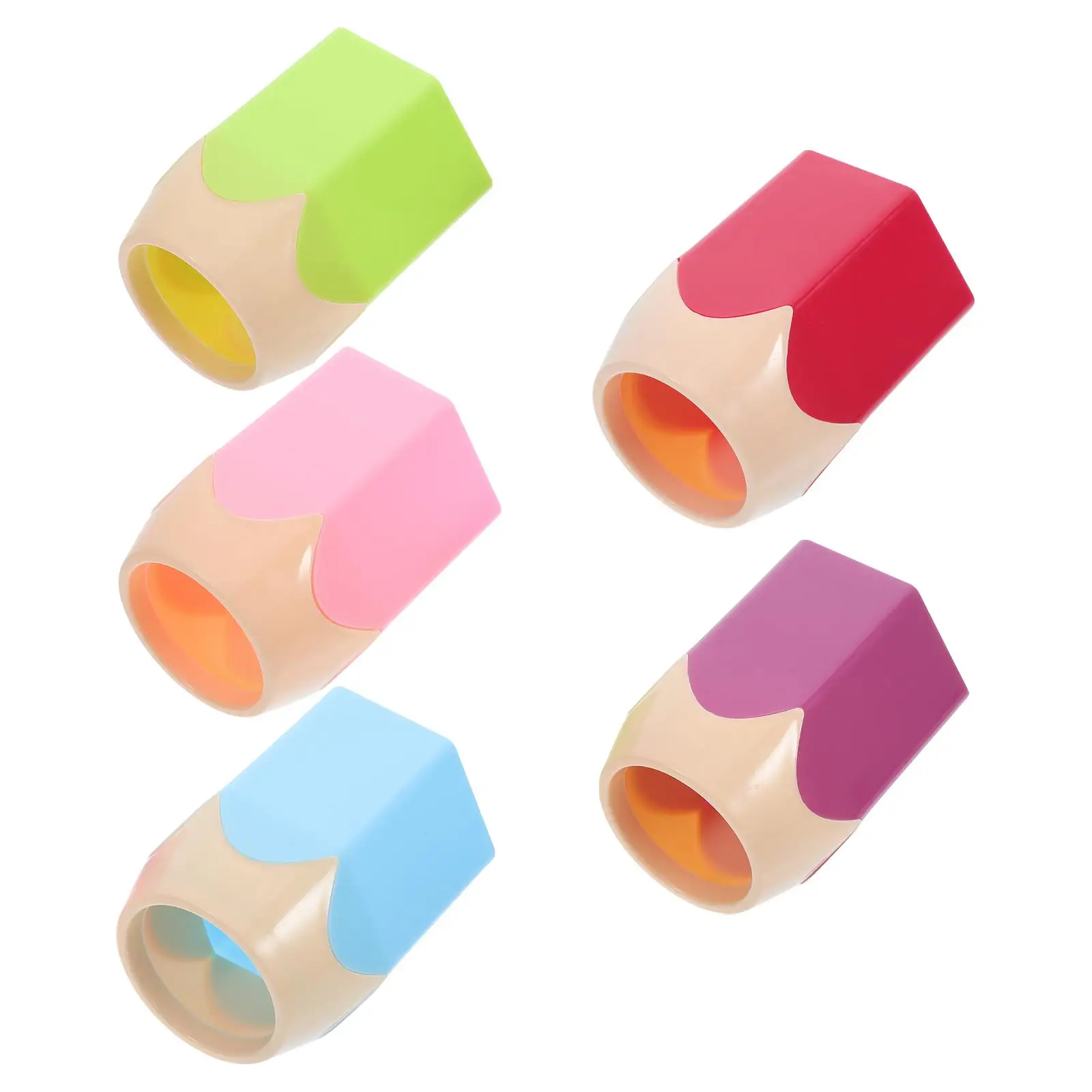 5 Pcs Contrast Color Pen Holders Crash Color Pencil Cups for Students Desk Organizer Safe Material Storage for Pens Makeup