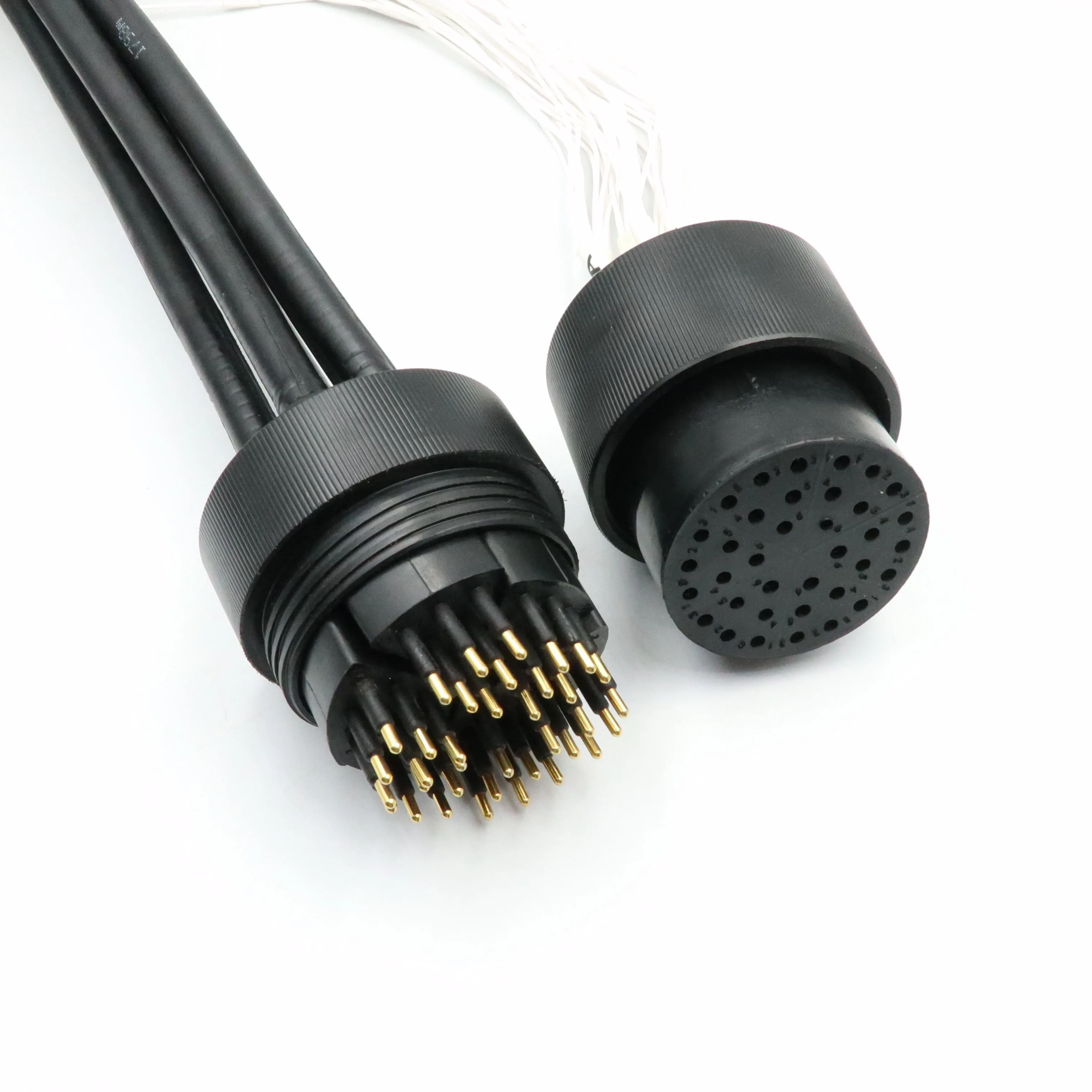 Good Underwater Pluggable Connector, 36-pin Through-cabin Socket, Cable Plug Divided Into 6 Halves