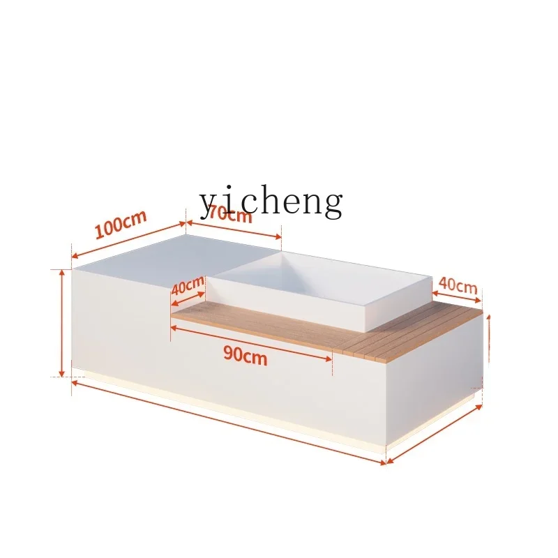 

TQH outer pendulum flower box seat combination municipal garden commercial public rest seat flower slot