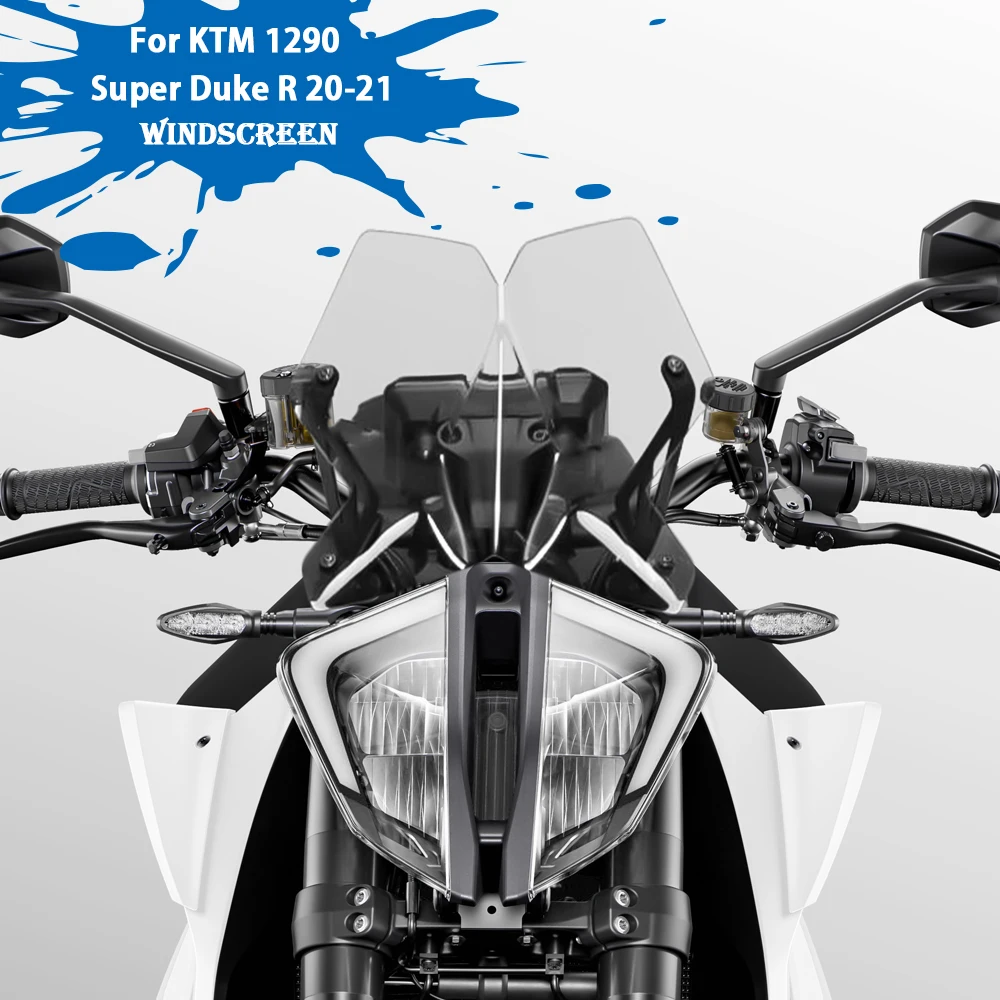 

Аксессуары для ветрового стекла мотоцикла KTM 1290 Super Duke R 2020 2021 2022, детали для защиты от ветра лобового стекла