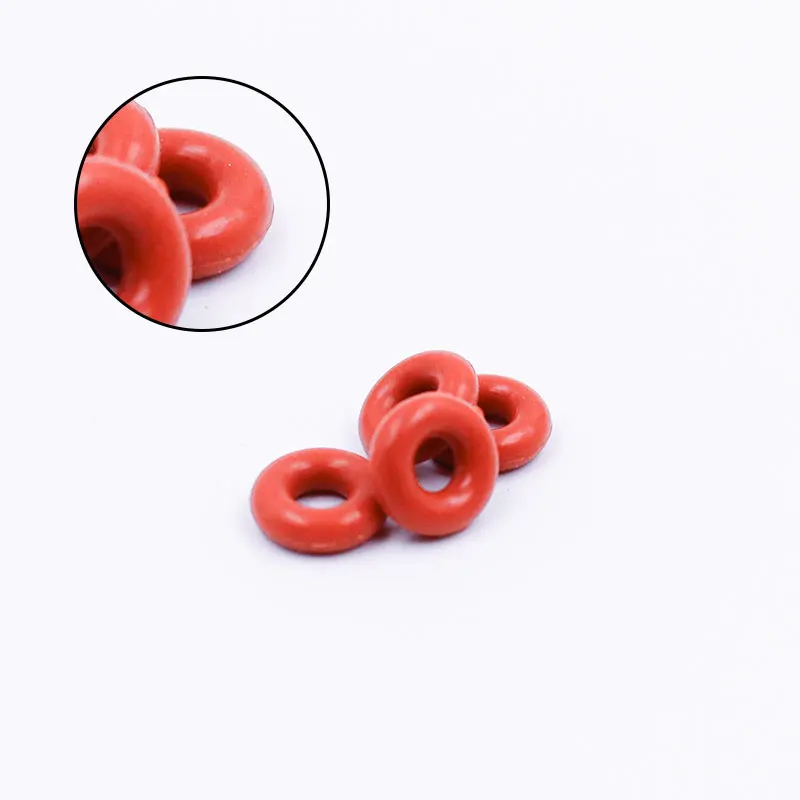 40PC/lot Red Silicone Ring Silicon/VMQ O ring CS2mm Thickness OD5/6/7/8/9/10/11/12/13*2mm Rubber O-Ring Seal Gaskets Ring Washer