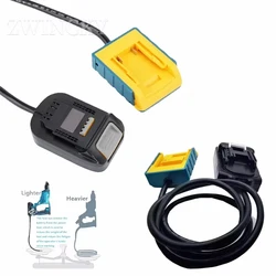 ZWINCKY Portable Battery Extension Cord Tool For Makita/DEWALT/MILWAUKEE/Bosch 18v 20V Lithium Batteries Adapter Extension Cable