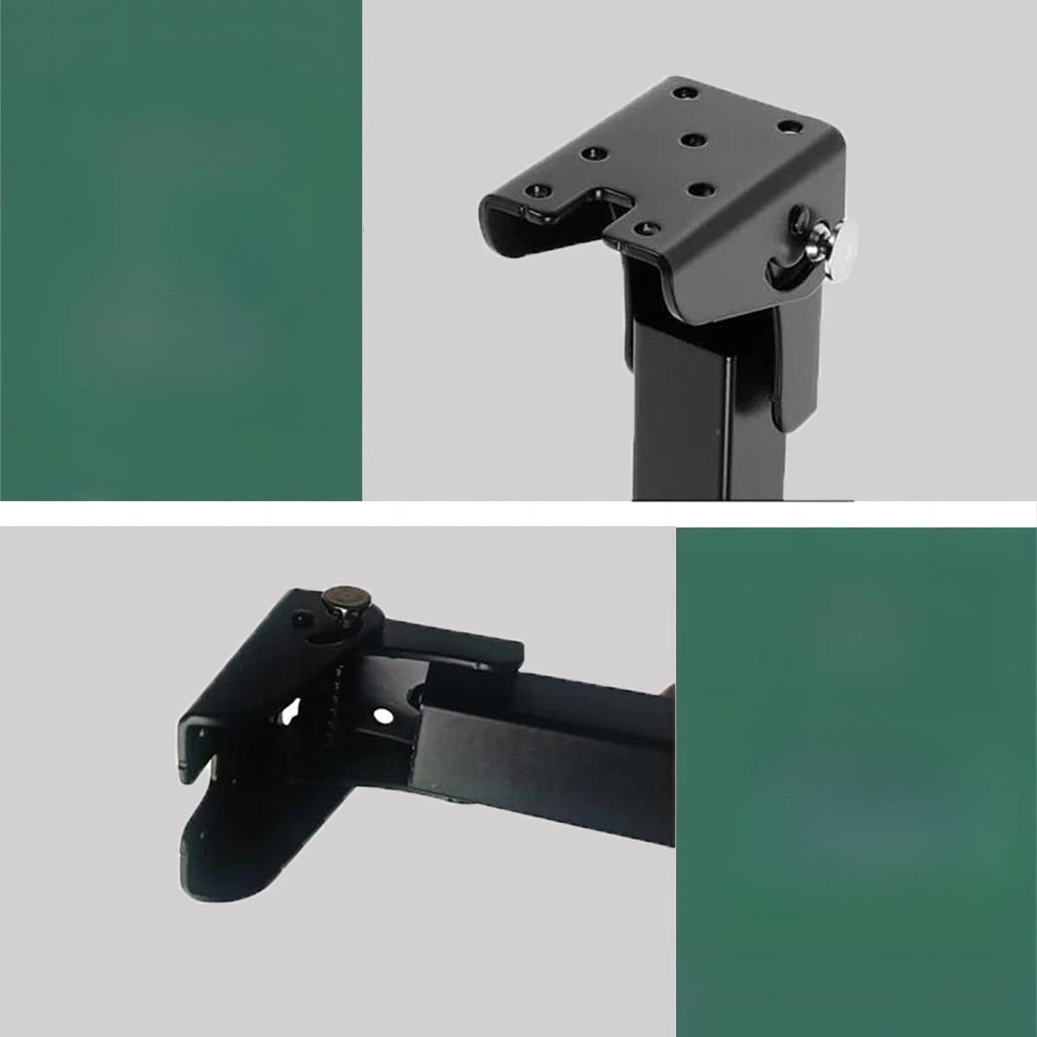 Folding Table Legs Furniture Folding Support Feet Table Legs Bracket 90 Degrees Invisible Dark Feet Metal Square Tube Feet