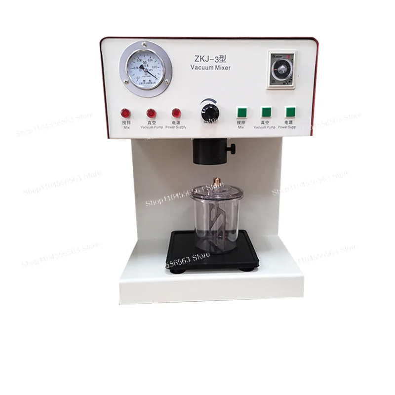 

Dental Vacuum Mixer - Lab Compact Gypsum Stirrer with Vacuum Pump & Mixing Cup for Bubble-Free Casts​