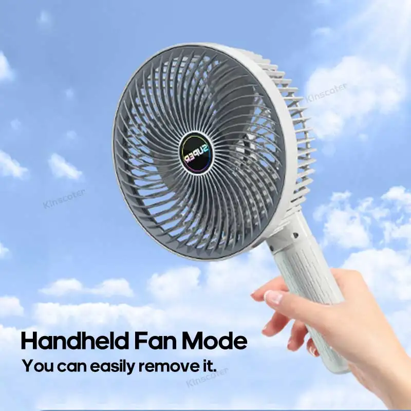 Home Electric Clip Fan Portable Cordless 1200mah Desktop Wall Fan Ventilator Handheld Student Fan for Office Laptop