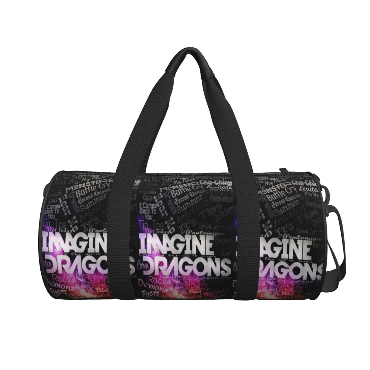 

Imagine Dragons Large Duffle Gym Bag Multi-Functional Duffle Travel Bags Handbags Fitness bag