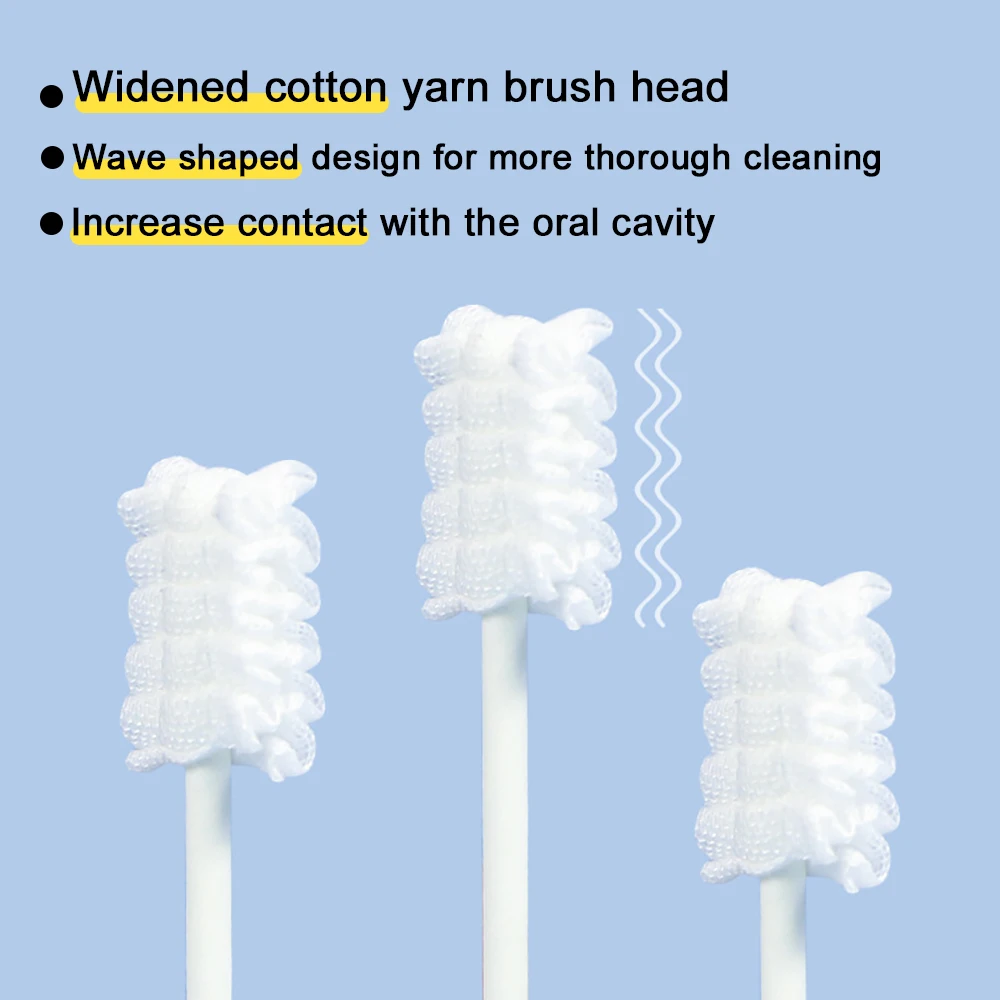 30 قطعة عصا تنظيف فم الطفل المتاح المنظفات الحليب الأسنان الحجاب فرشاة الأسنان الطفل اللسان غسل الوليد رعاية أسنان الطفل
