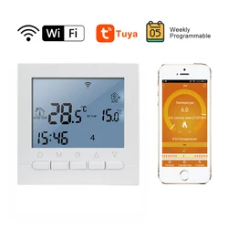 WIFI Thermostat Warm Floor Electric Water Heating Gas Boiler Thermostat Temperature Controller Underfloor Heating Regulator