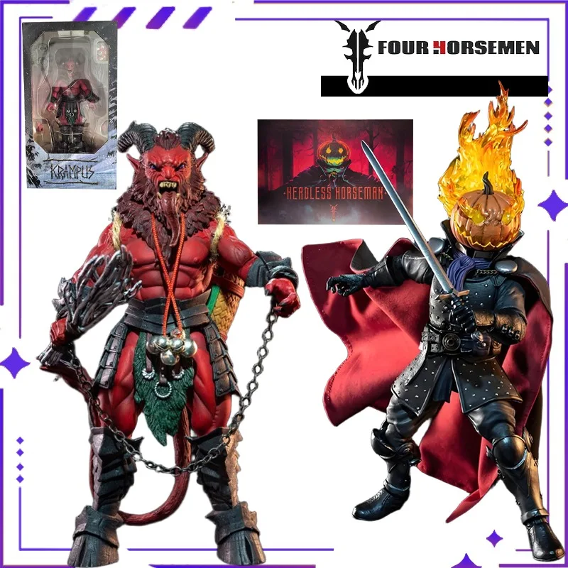 

Оригинальный продукт «Четыре всадника» Figura Obscura SeriesHeadless Knight Set и Red Devil: Cambos Готовая модель продукта Игрушка
