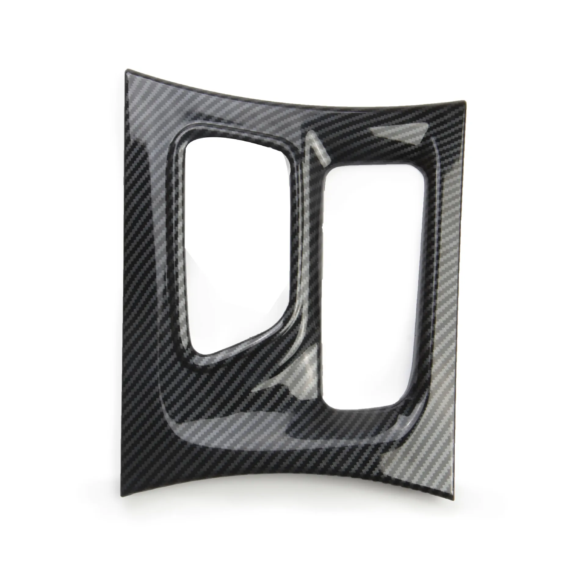 Carbon fiber interior trim black interior patch