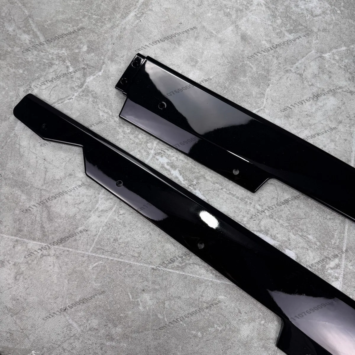 For BMW 3 Series E90 E92 E93 M3 2005-2013 4PCS Gloss Black ABS Side Skirt Extension Splitters Winglet Spoiler Bumper Protector - view 6