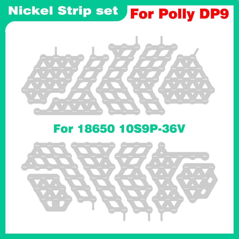 Polly DP9 Nickel Strip 18650 10S9P 13S7P 14S6P 0.15mm for 36V 48V 52V E-bike Battery Pack Welding Strips for Replacement DIY image 3