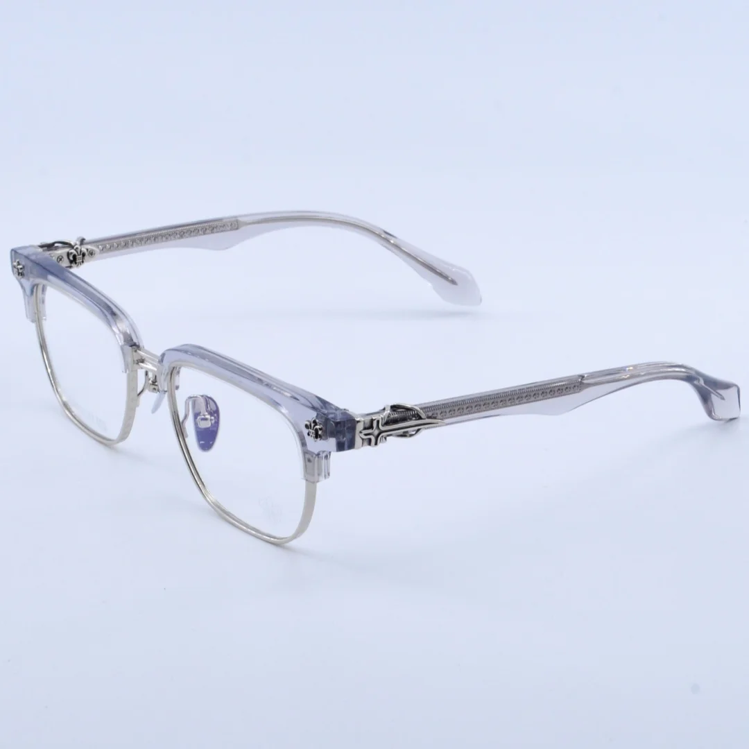 

Новинка 2025, мужская повседневная оправа для очков из титанового сплава в стиле ретро, женская модная легкая роскошная оптическая оправа для очков по рецепту