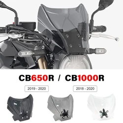 NEW Motorcycle CB650R CB 650 R CB1000R CB 1000 R Windshield Windscreen For Honda CB 650 R Wind Deflector 2023 2022 2021 2020