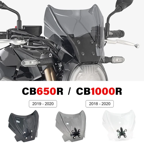 Nueva motocicleta CB650R CB 650 R CB1000R CB 1000 R parabrisas para Honda CB 650 R Deflector de viento 2023 2022 2021 2020