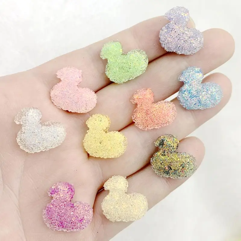 DIY Resin accessories star sugar surface translucent magic color mobile phone shell material ear nail hair rope accessories