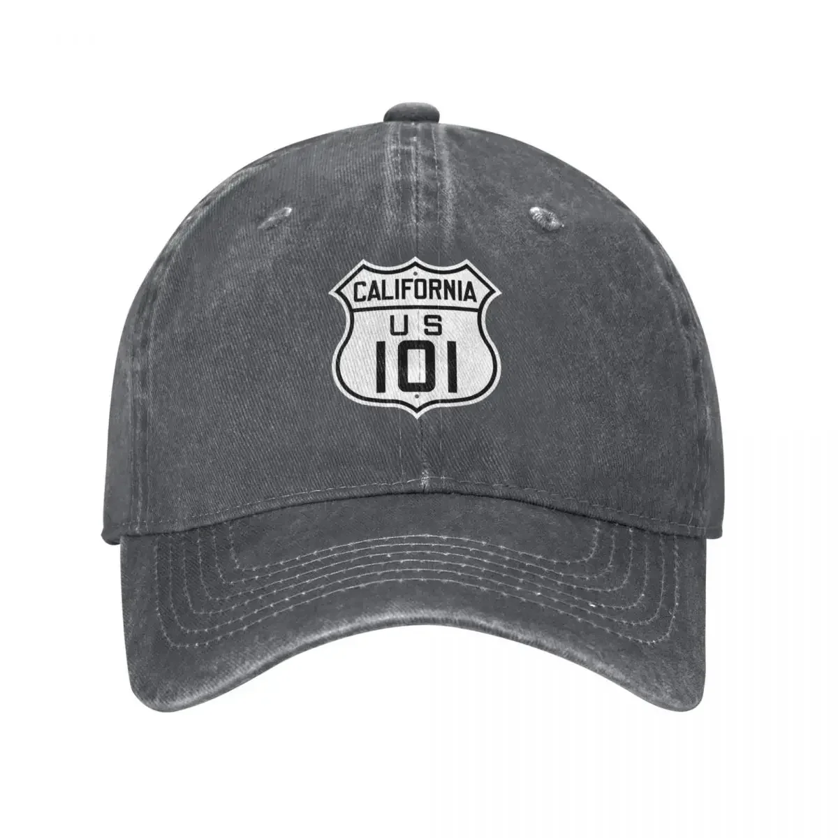 US Route 101 (California) 1926 Cutout Edition Baseball Cap Beach Outing Golf For Girls Men's