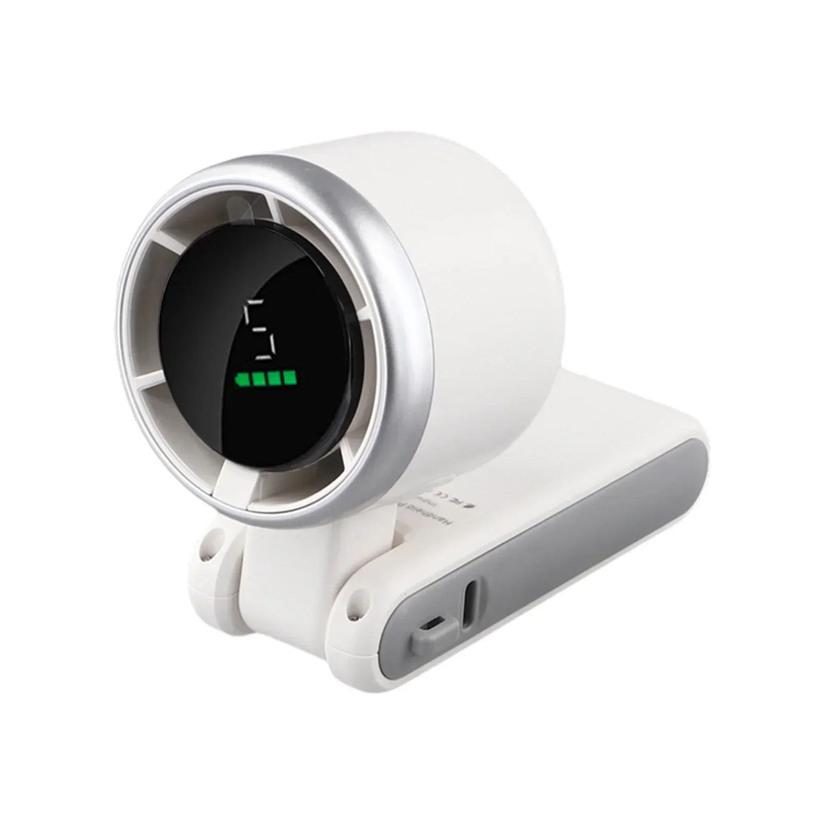 3600mAh Fan Handheld Personal Fan For Hot Weather Long Lasting Battery Quiet Operation Versatile Design Continuous Cool Air