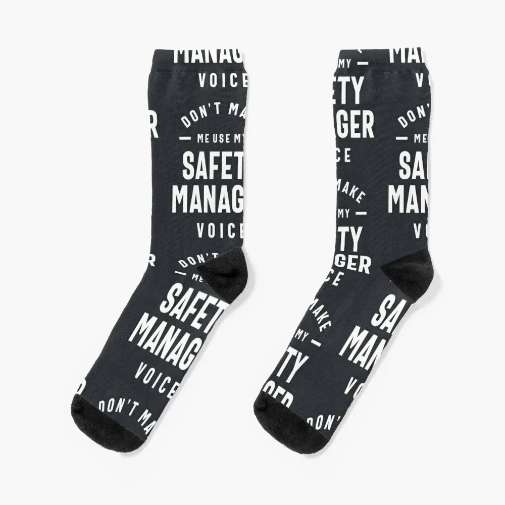 

Safety Manager Job Title Gift Socks Toe sports custom sports colored Woman Socks Men's