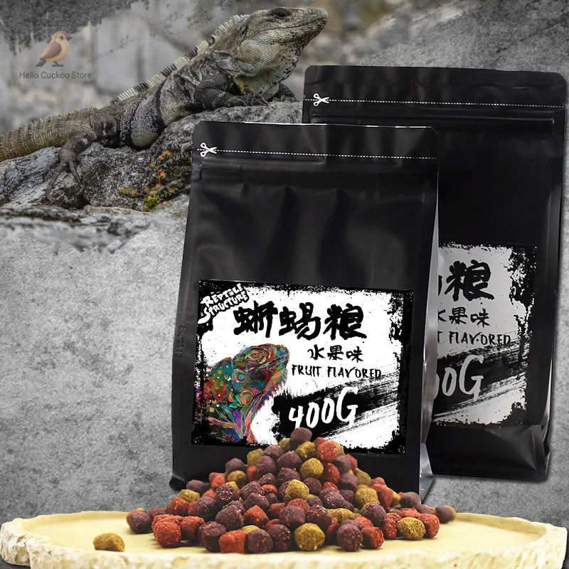 Climbing Structure Lizard Food Fruit Flavor Lizard Feed Larvae Adult Maned Lion Green Iguana Tortoise Rhino Climbing