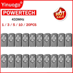 Powertech PR2 PR1 PR4 PR-2 Remote Control for Electric Gate 433MHz Rolling Code Transmitter Garage Door Opener Remote Control