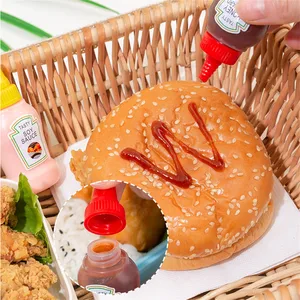 Mini -Konditionierungsflaschen, Gewürzlagerbehälter, tragbare Flaschen, Grill -Dressing -Spender, Honig, Salat, Ketchup, 4PCS 10 Hauptverkaufsdosierung Honig - №8