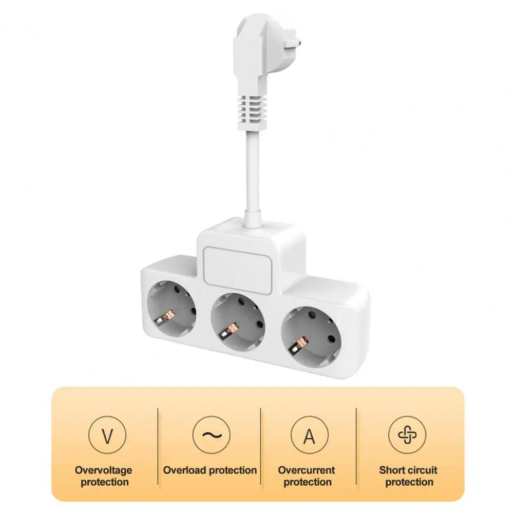 Multi-socket Plug Adapter Fast Charging Plug Adapter Travel Power Strip with Usb Ports European Type-c Plug Adapter for Travel