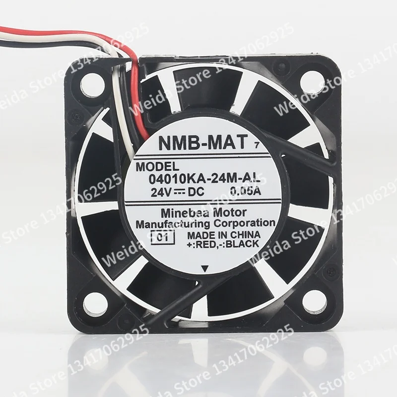 

Вентилятор охлаждения NMB 5V 12V 48V DC 24V 0.05A AC EC 4010 40X40X10MM 4CM с двойным шарикоподшипником, трехпроводной, 04010KA-24M-AL, для микроинверторов