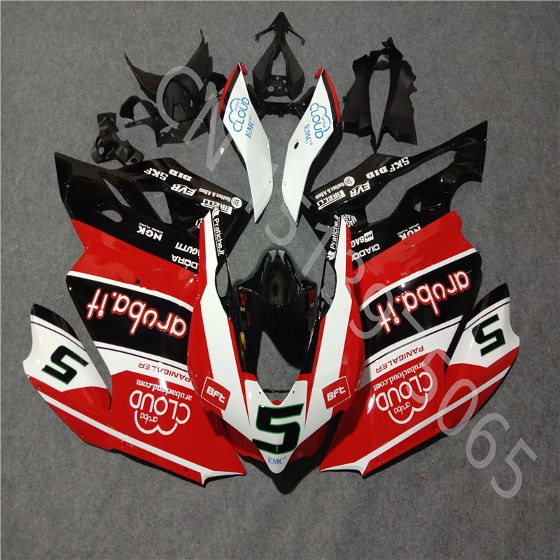 

Black red white ABS Injection Motorcycle Fairings Kit Fit For Ducati Panigale 899 1199 2012 2013 2014 bodywork cover