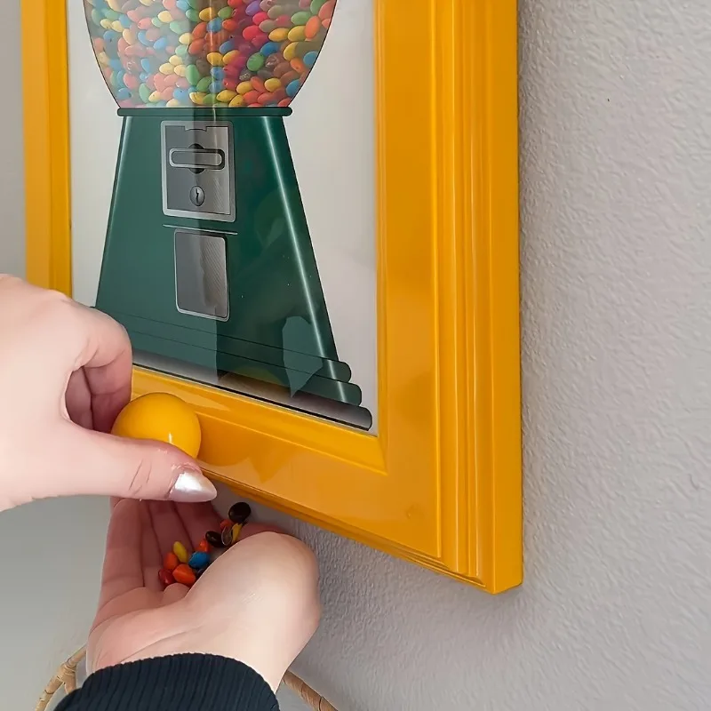 Square Wall Photo Frame with Candy Dispenser