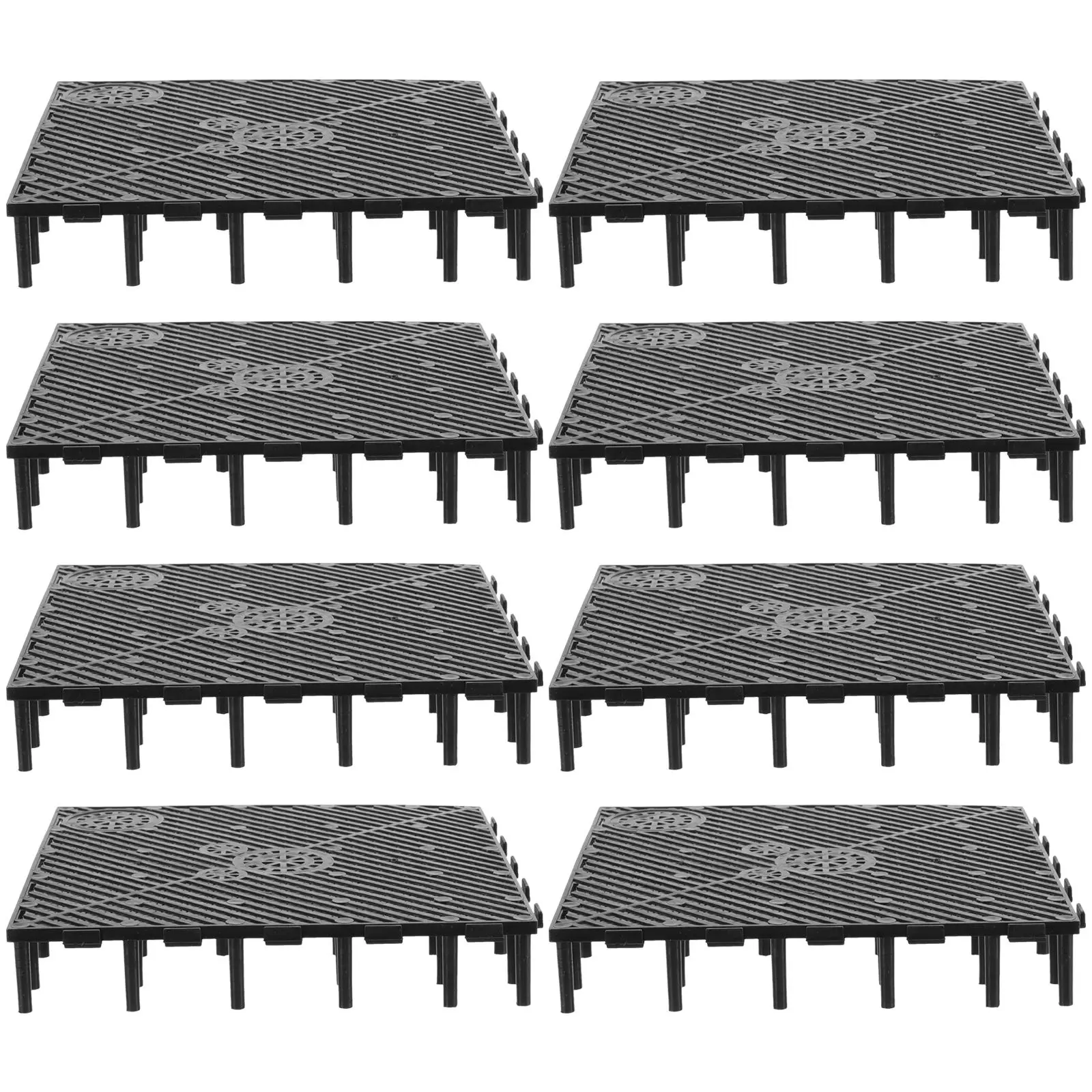 

20 Pcs Filter Plate Aquariums Substrate Bottom Tank Board PVC Splicing Accessory Screen