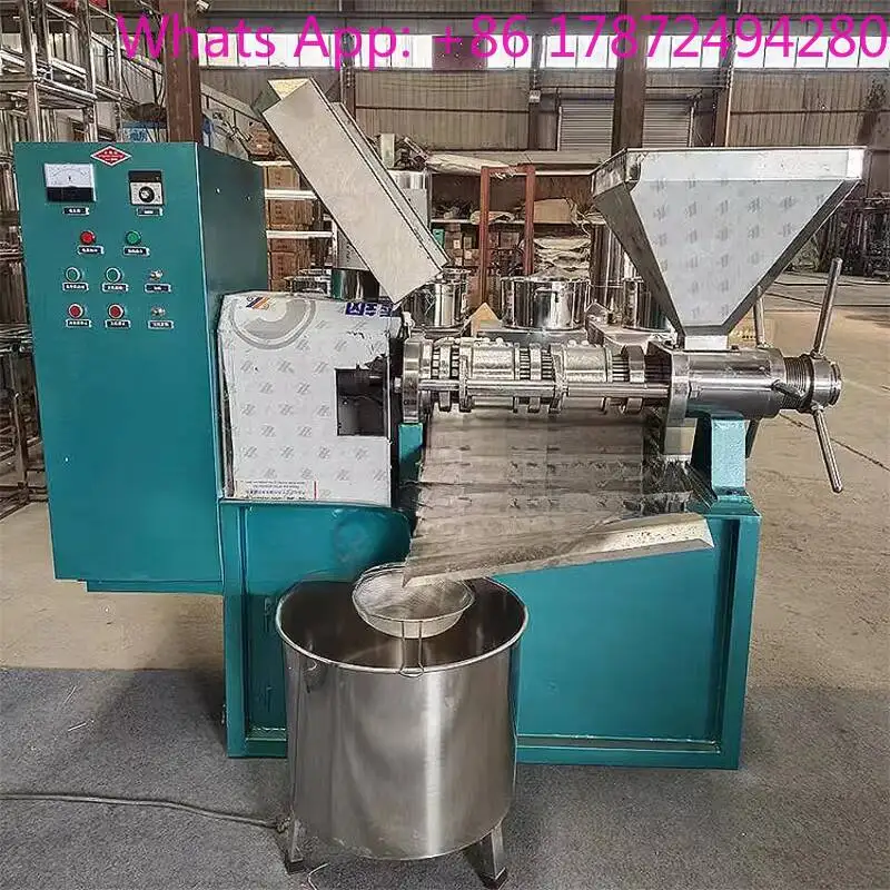 Fully Automatic Oil Press Machine High Oil Yield Equipped with Filter Adjustable Speed and Temperature Deposit