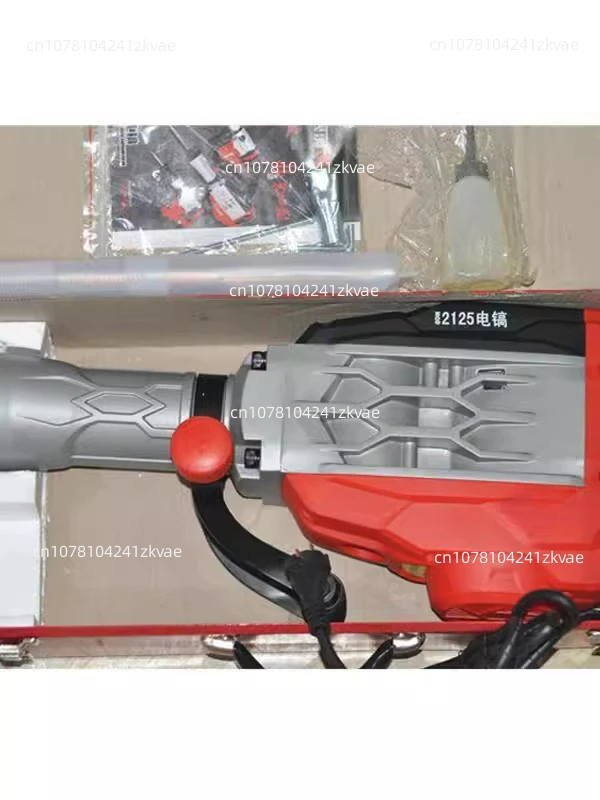 2200W Demolition Electric Jack Hammer Power Drill Concrete Breaker Bar Point & Chisel Bits Chisel Set