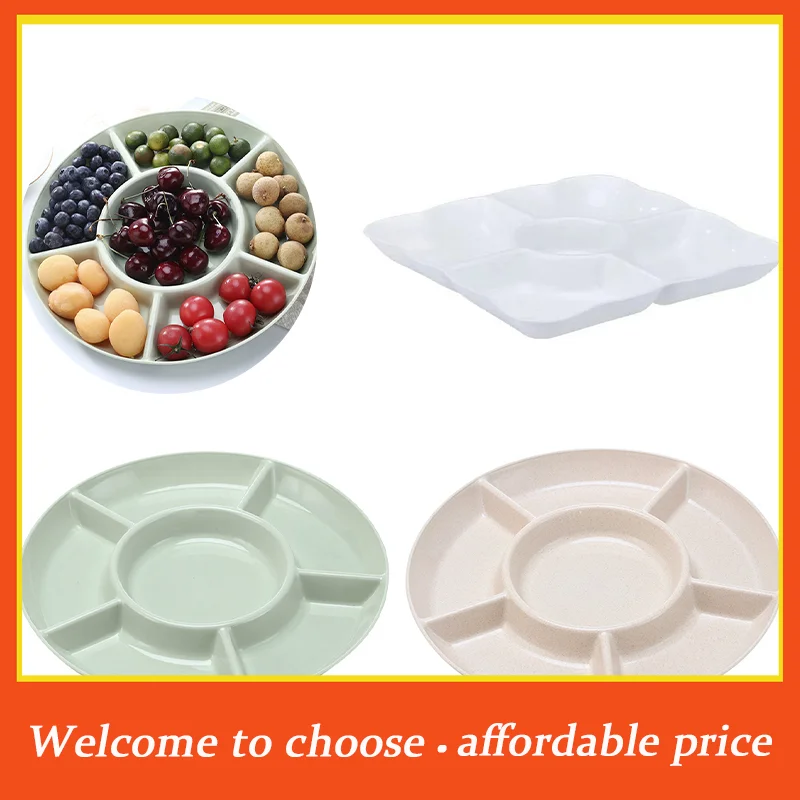Food Storage Dividers - **Durable Plastic Food Storage Tray Reusable