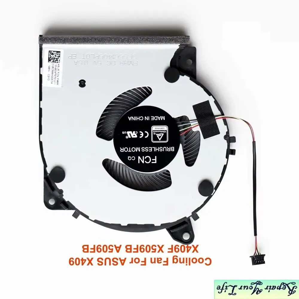 Computer PC CPU Cooling Fans for ASUS X409 X409F X509 X509F A509