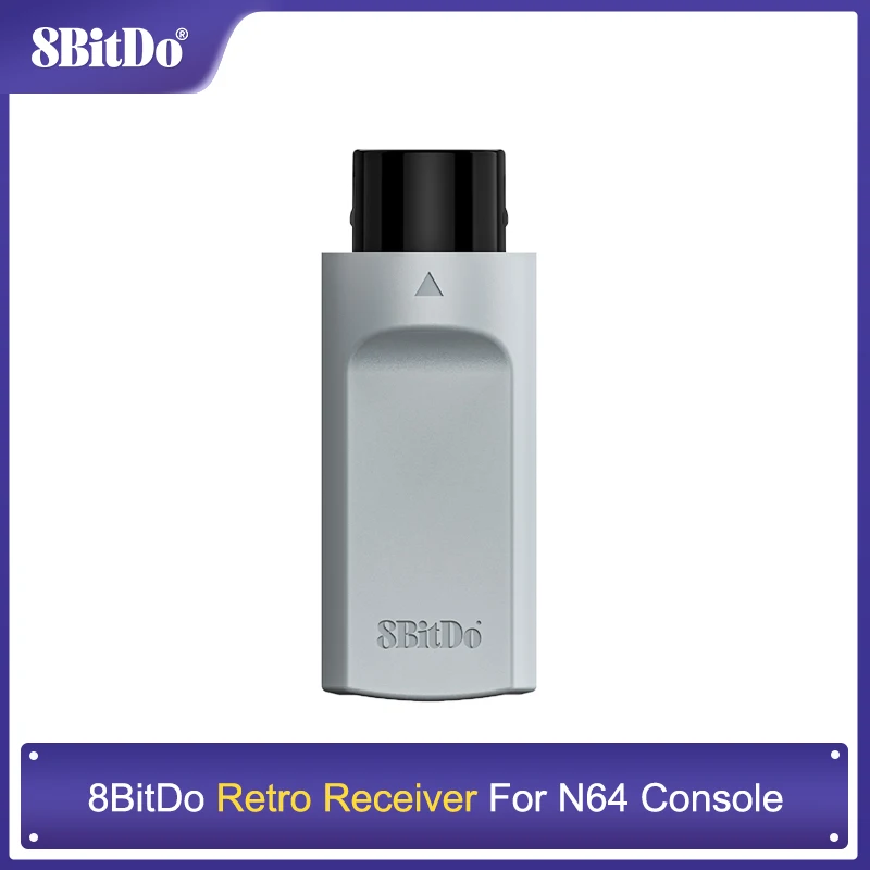 Adaptador 8BitDo Retro N64 | Use Controles Modernos (PS5/Xbox)