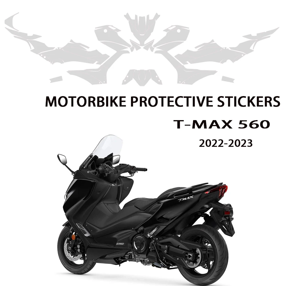 For Yamaha T Max 560 Paint Protection Film Motorcycle TPU Anti-scratch Film T max 560 Accessories 2022-2024 Fits T-MAX 560 PPF