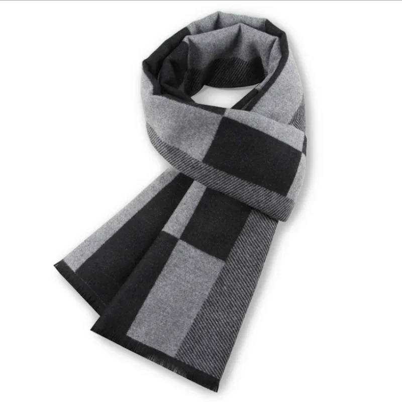 

180*35cm Men girls neckwear Unisex children scarf Autumn winter long thick warm all-match Cashmere shawl pashmina muffler wrap