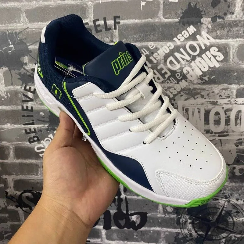 Chaussures de tennis en cuir pour hommes et femmes, chaussures de badminton unisexes, chaussures de terrain intérieures coordonnantes, entraînement,