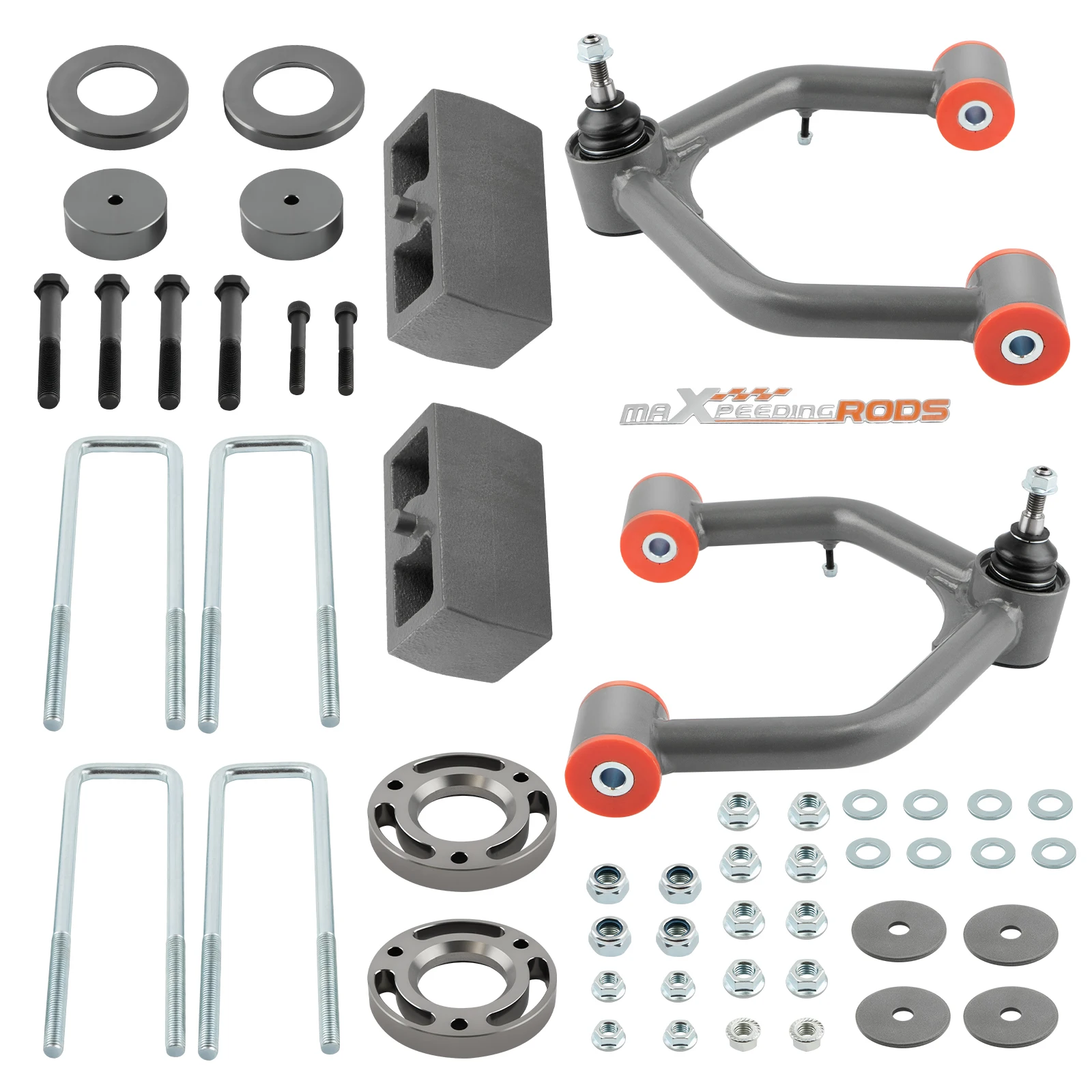 maXpeedingrods 2in Lift Kit For Silverado Trail Boss Sierra AT4 1500 2019-2023