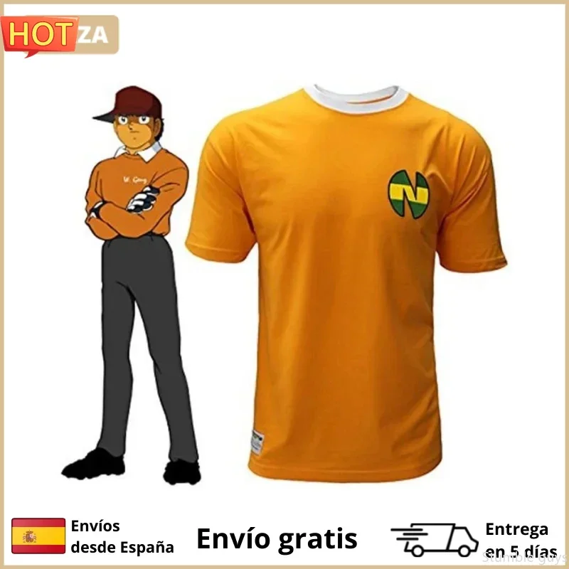 Captain Tsubasa Nankatsu Anime Fußballtrikot Herren Kleidung Jungen T-Shirt Kinder Cosplay Casual Kurzarm-T-Shirt