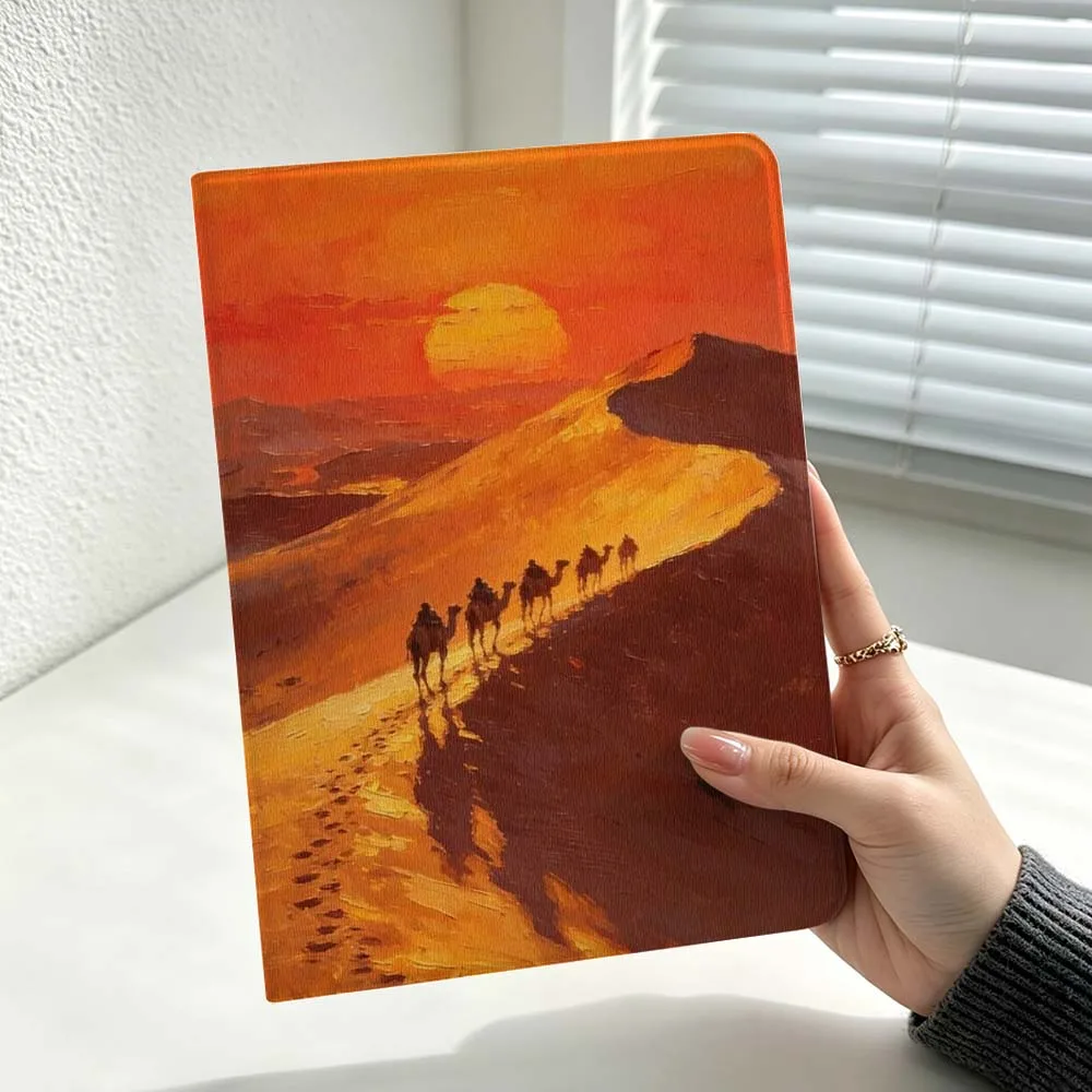 Desert Caravan Sunset Cover For Huawei MatePad MediaPad MagicPad Honor Pad 10 9 8 X10 X9 X8 Pro Soft Inch Tablet Case