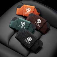 Suede Leather Car Sun Visor Glasses Case Eyeglass Holder Sunglasses For Morris Garages MG GT MG3 MG6 MG5 MG7 GS Pilot HS ZS ZX