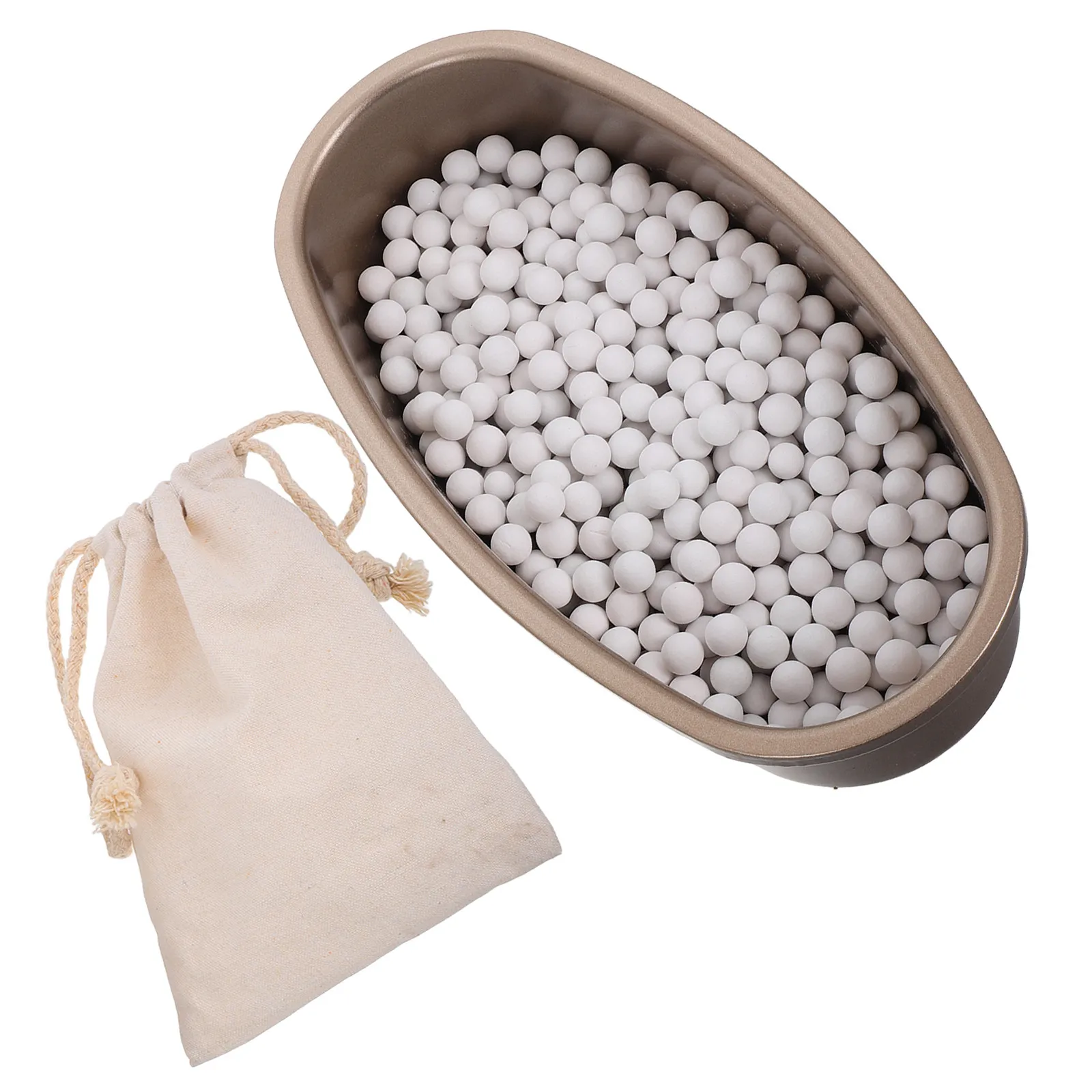 

1Set Baking Stone for Oven Stoneware Bread Pie Tart Crust Reusable Ceramic Baking Beads Heat Even Distribution Moisture