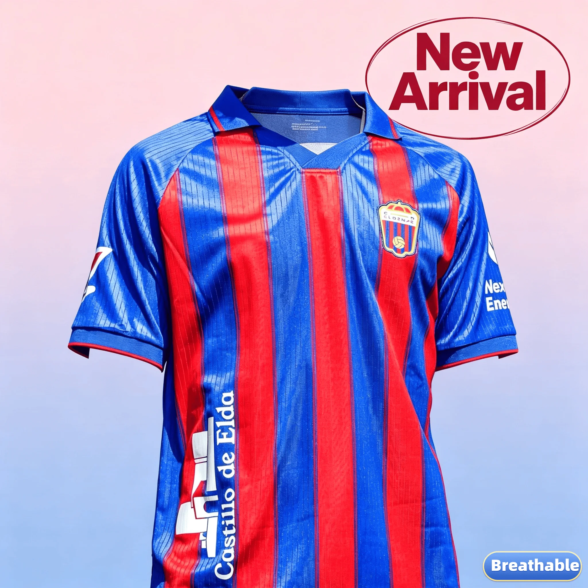 2026-27 Spain Mens Soccer Dry-fit Top Adult T-shirt CD Eldense Unisex Outdoor Sports Home Training Breathable Football Jersey