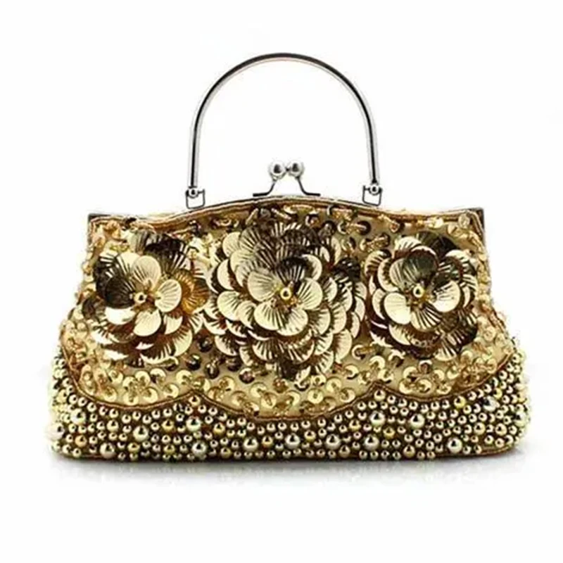 

Vintage clutch carry fashion dinner party bride wedding bridesmaid dress cheongsam bag embroidered beaded piece bag