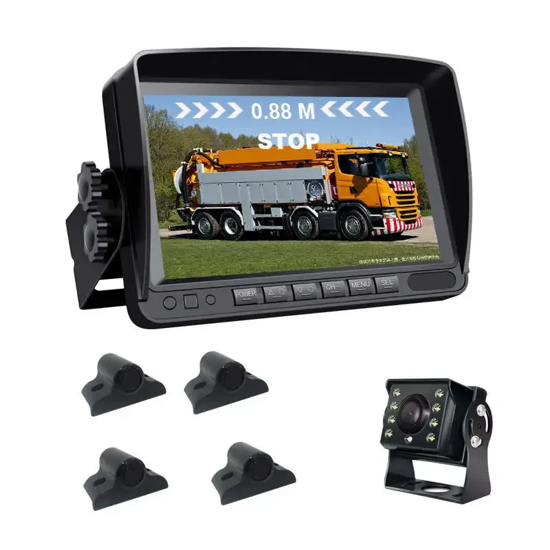 12 24 Volt 2 Images Video Hd Digital Wireless Truck Bus Reverse Camera System And Parking Sensor