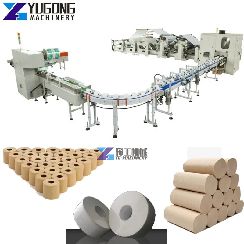 Automatic Toilet Tissue Paper Making Machine Kitchen Towel Production Line High Quality Toilet Tissue Paper Making Machine